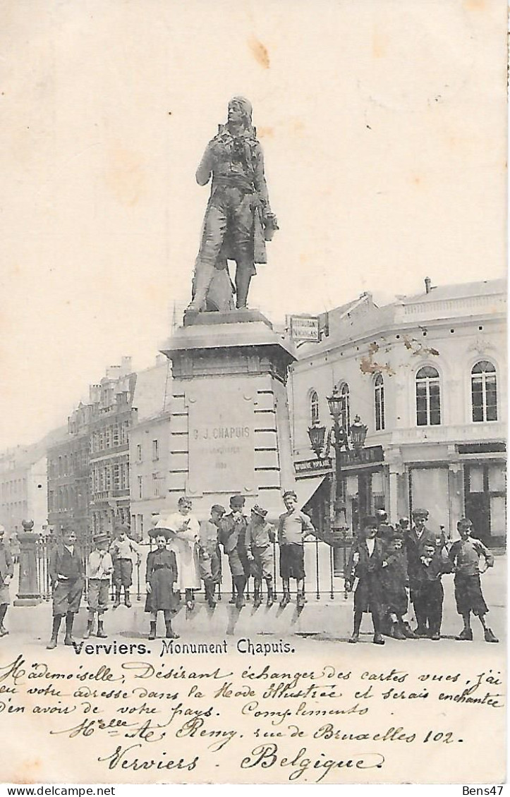 Verviers Le Monument Chapuis - Verviers