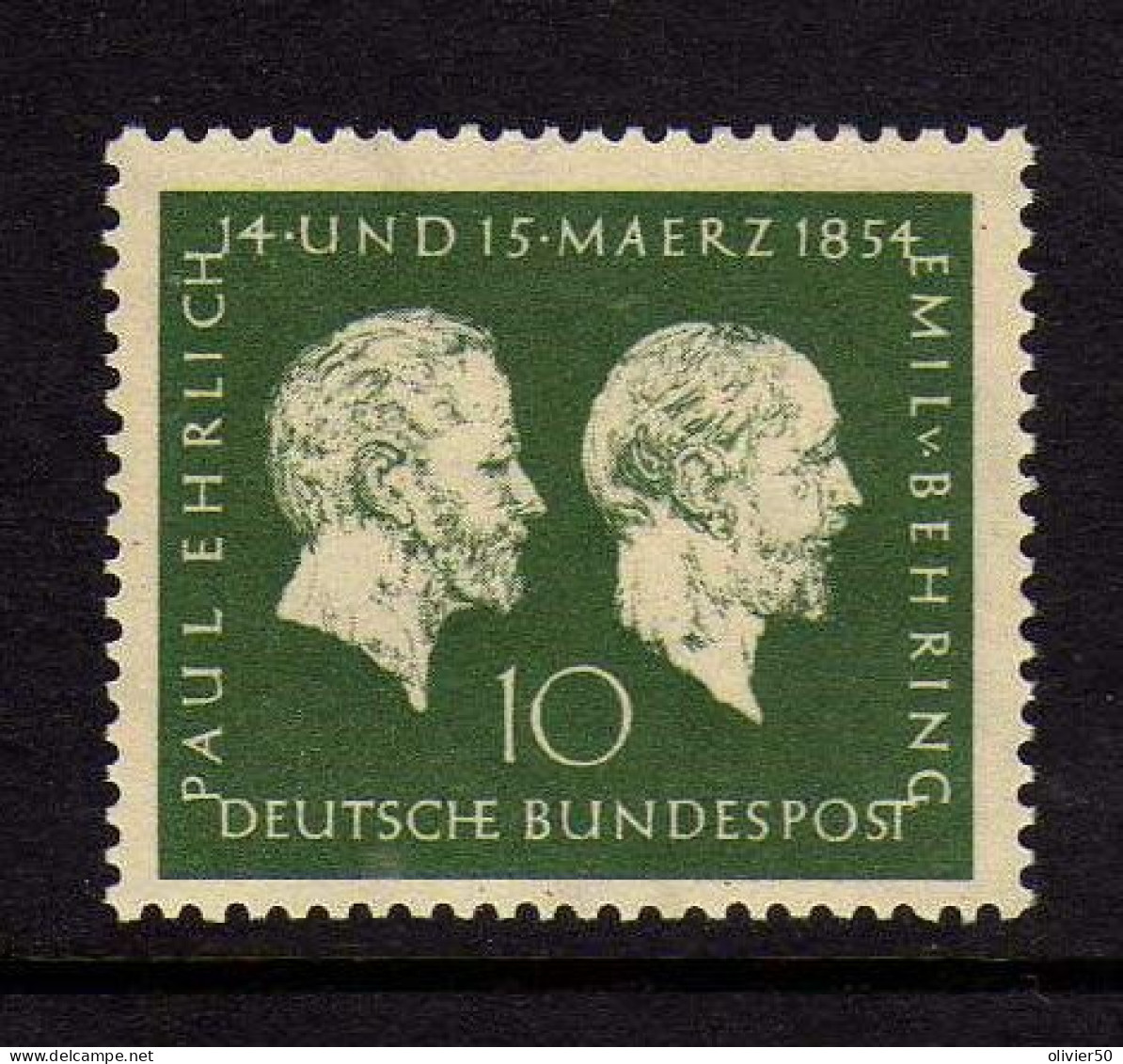 Allemagne - RFA -  1954 - 10 P. Paul Ehrlich - Emil Behring  _ Neuf** - MNH - Nuevos