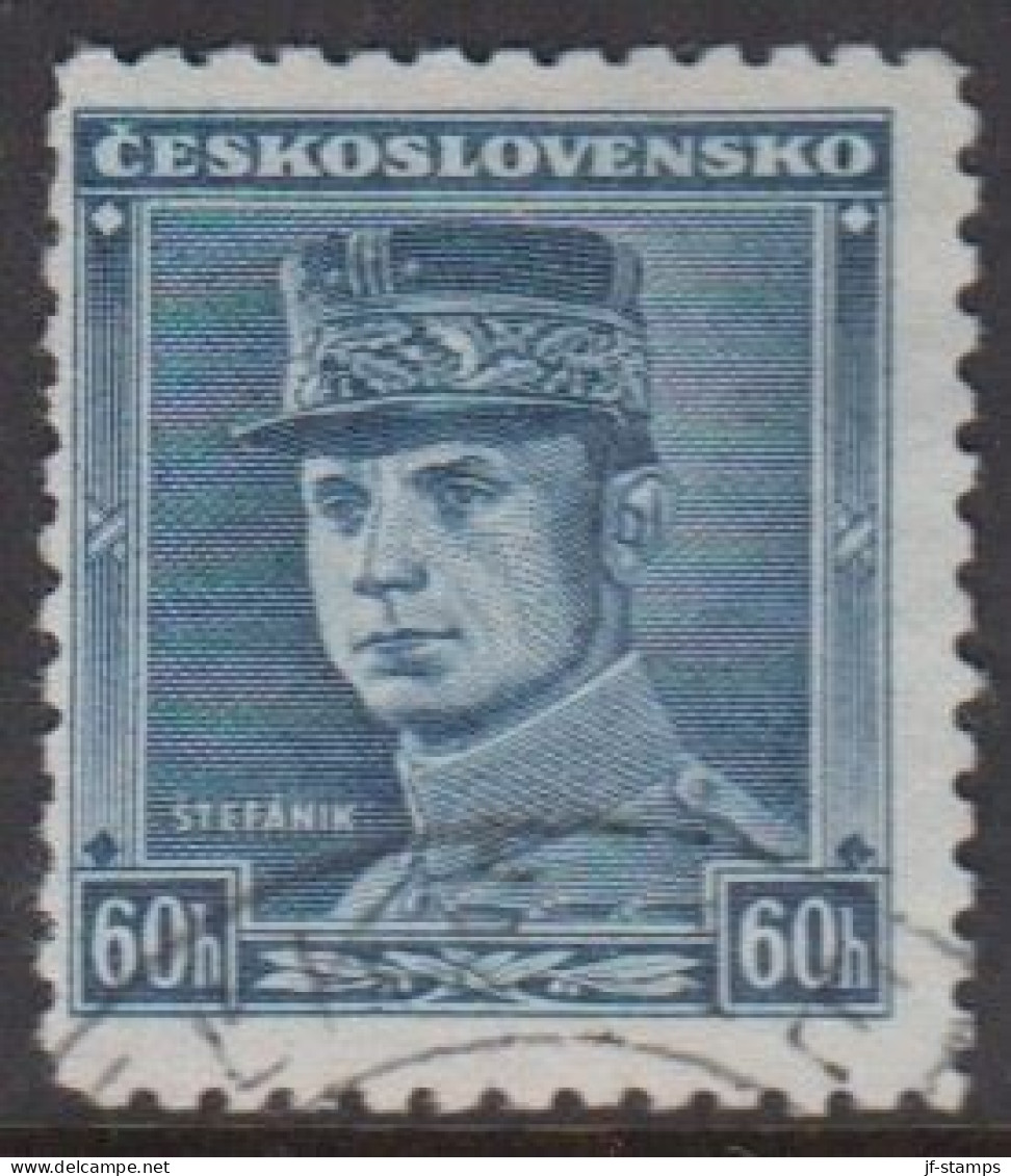 1939. SLOVENSKO Milan Rastislav Štefánik. 60 H. Dark Blue.  (Michel 23) - JF365900 - Gebraucht