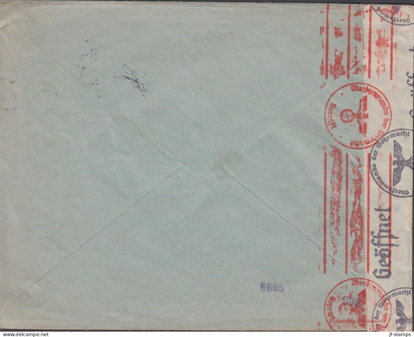 1941. SLOVENSKO Andrej Hlinka 1 KORUNA In Pair On Censored Cover To Brno With German Censor Ta... (Michel 40) - JF441410 - Cartas & Documentos