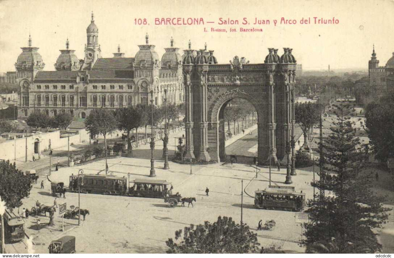BARCELONA Salon S Juan Y Arco Del Triunfo  Tram RV - Barcelona