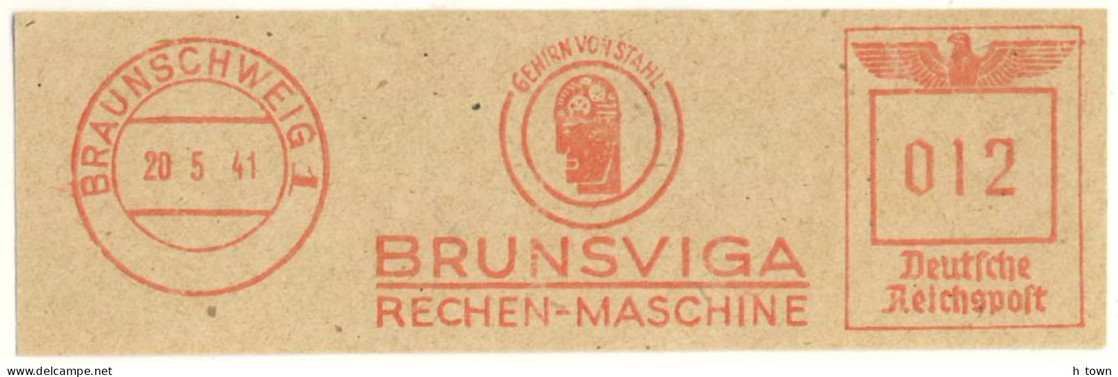 122  Machine à Calculer "Brunsviga": Ema D'Allemagne 1941 - Calculating Machine, Computer Informatics. Braunschweig - Computers