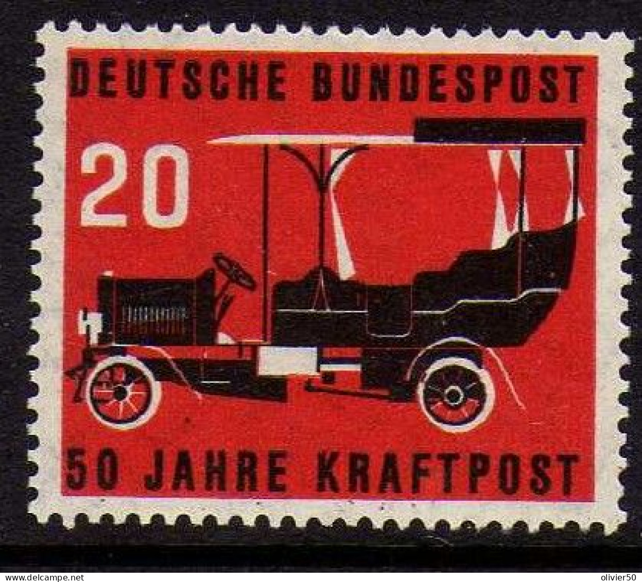 Allemagne - RFA -  1955 - 20 P. Cinquantenaire De La Poste Automobile   - Neuf** - MNH - Neufs