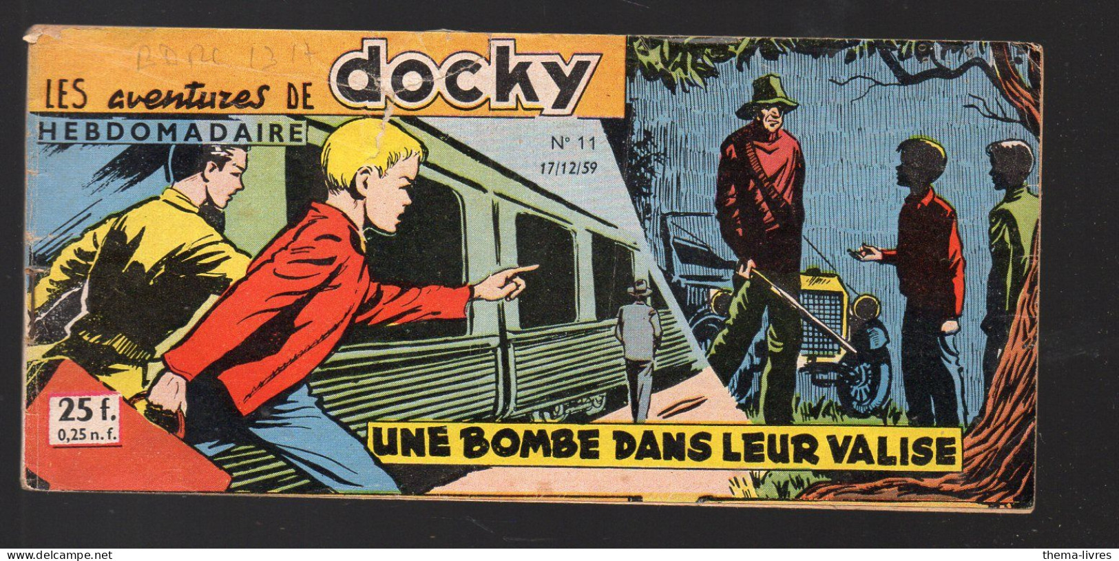 BD  / LES AVENTURES DE DOCKY N°11 1959 Une Bombe Dans Leur Valise   (PPP47356 / 11) - Andere & Zonder Classificatie