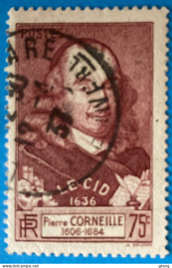 France 1937 : Tricentenaire De La Tragédie "Le Cid" N°335 Oblitéré - Used Stamps