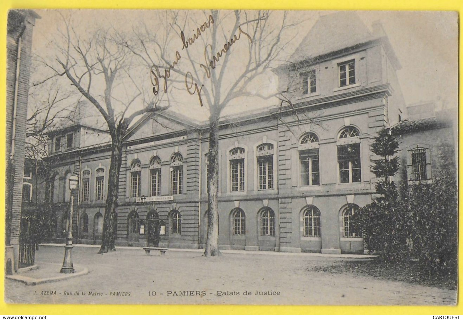 CPA PAMIERS - Palais De JUSTICE - 1903 - Pamiers