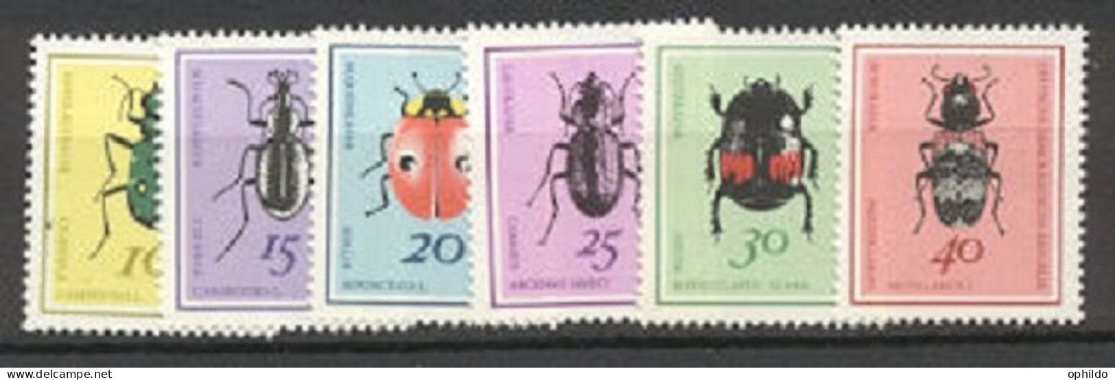 DDR   1107/1112   * *   TB  Insecte   Cote 4.50 Euro   - Unused Stamps