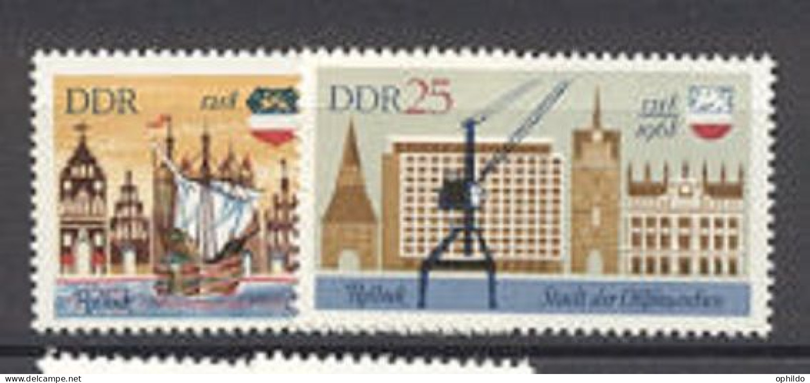 DDR   1080/1081   * *   TB     - Unused Stamps