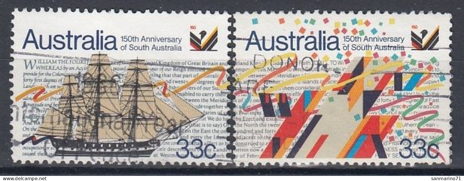 AUSTRALIA 958-959,used,falc Hinged - Unclassified