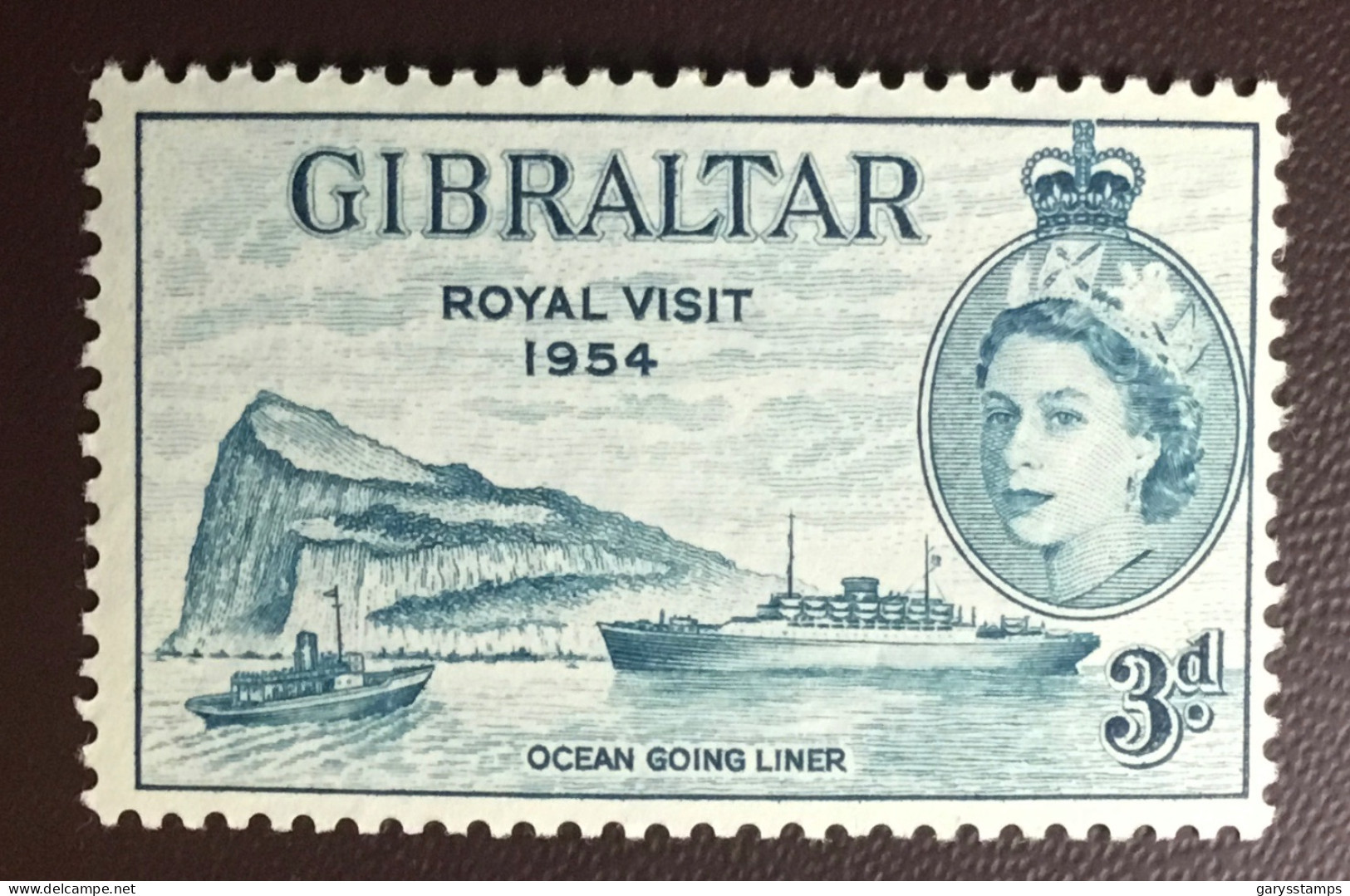 Gibraltar 1954 Royal Visit MNH - Gibraltar