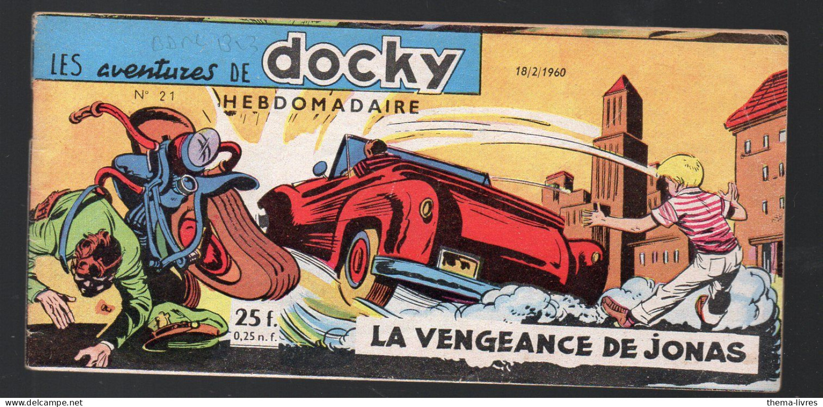 BD  / LES AVENTURES DE DOCKY N°21   1960 La Vengence De Jonas   (PPP47356 / 21) - Altri & Non Classificati