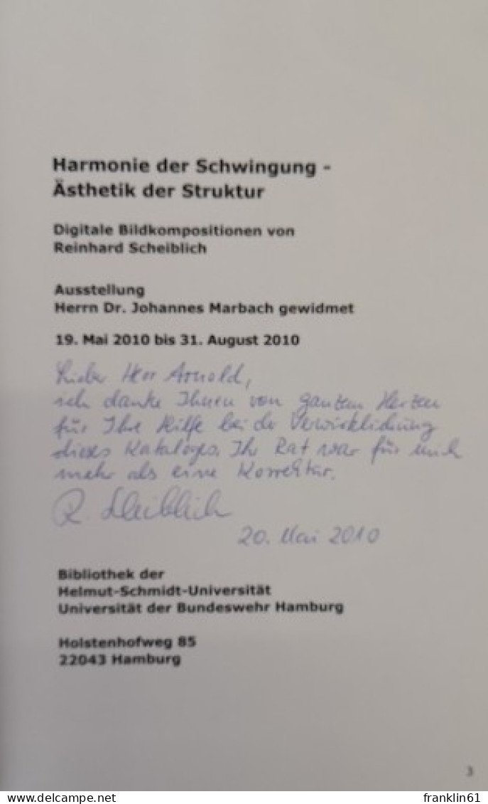 Harmonie Der Schwingung- Ästhetik Der Struktur. Ausstellung. - Andere & Zonder Classificatie