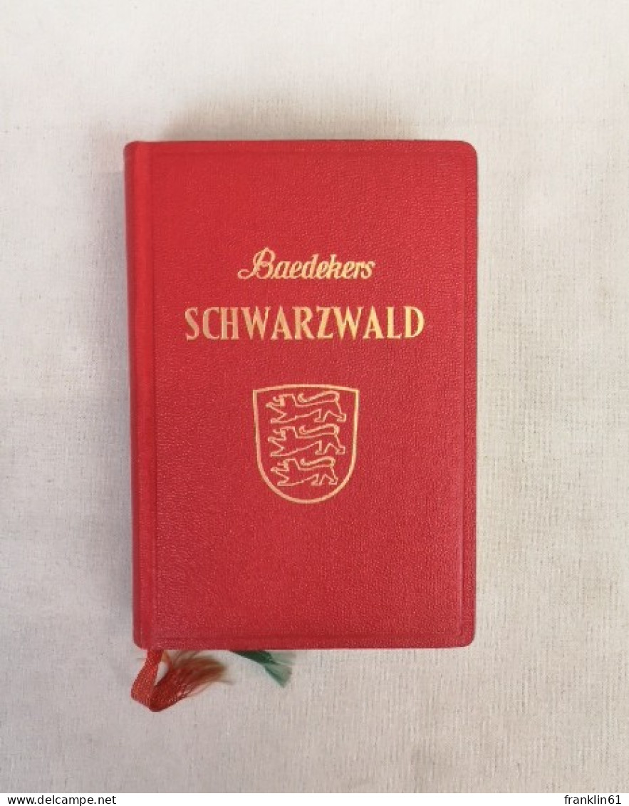 Schwarzwald. Odenwald, Neckartal.  Reisehandbuch. - Autres & Non Classés