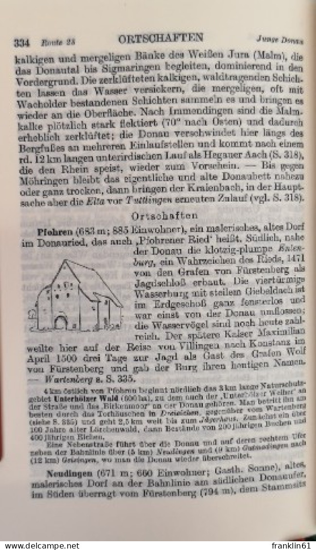 Schwarzwald. Odenwald, Neckartal.  Reisehandbuch.