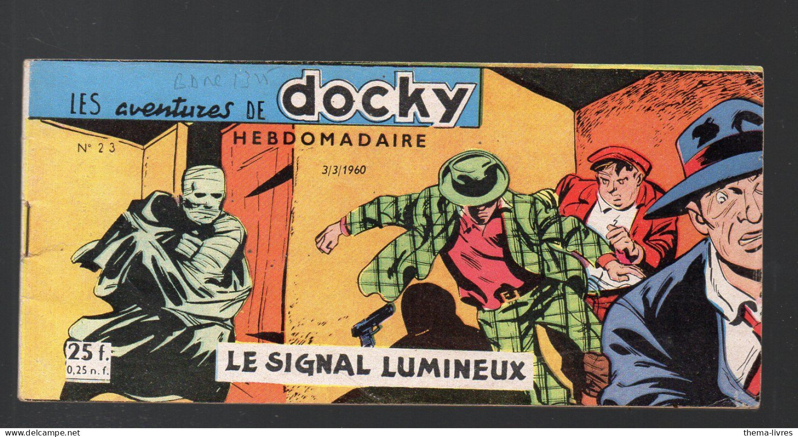 BD  / LES AVENTURES DE DOCKY N°23  1960 Le Signal Lumineux PPP47356 / 23) - Sonstige & Ohne Zuordnung