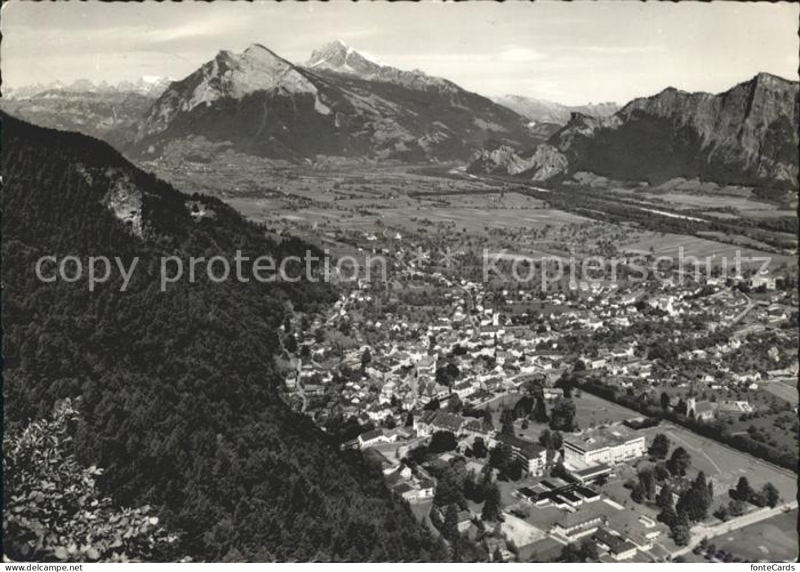 11645994 Bad Ragaz Panorama Rheintal Gonzen Alvier Bad Ragaz - Autres & Non Classés