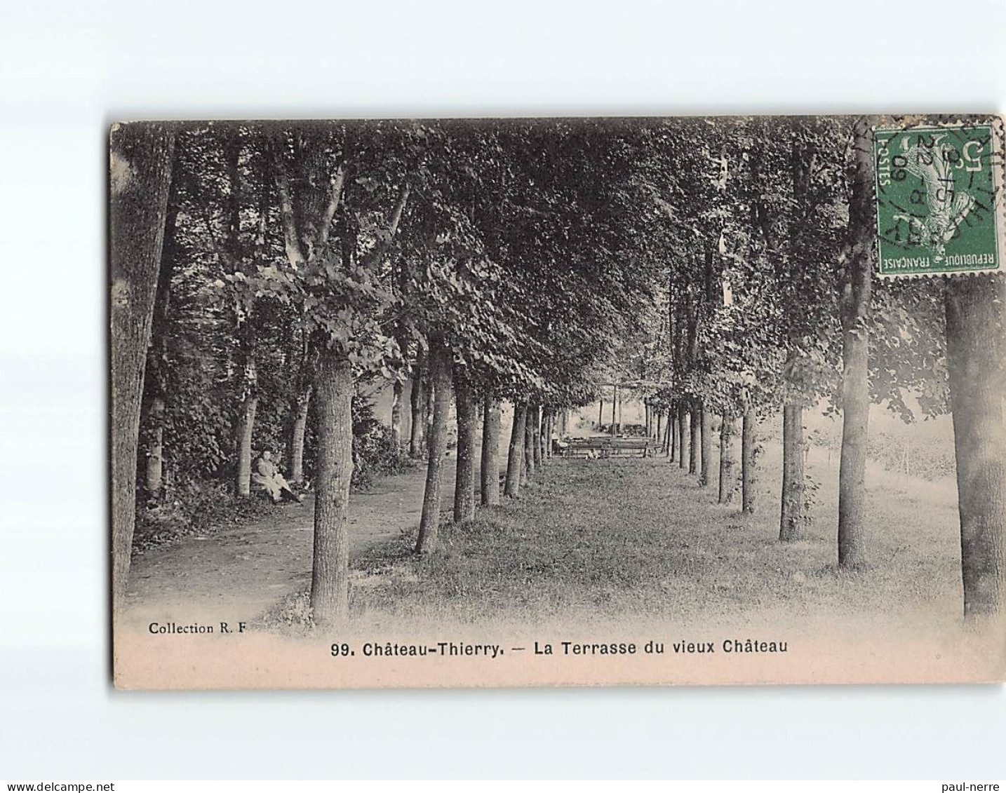 CHATEAU THIERRY : La Terrasse Du Vieux Château - état - Chateau Thierry