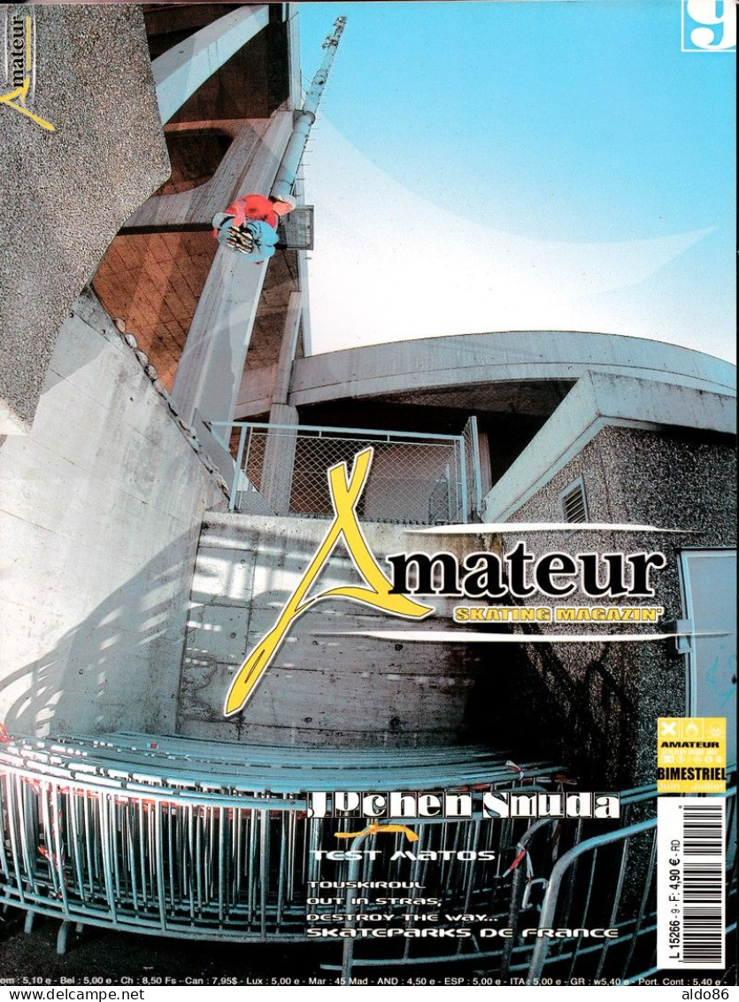 AMATEUR SKATING MAGAZIN' N° 9 . Juin - Juillet 2004 . - Sport
