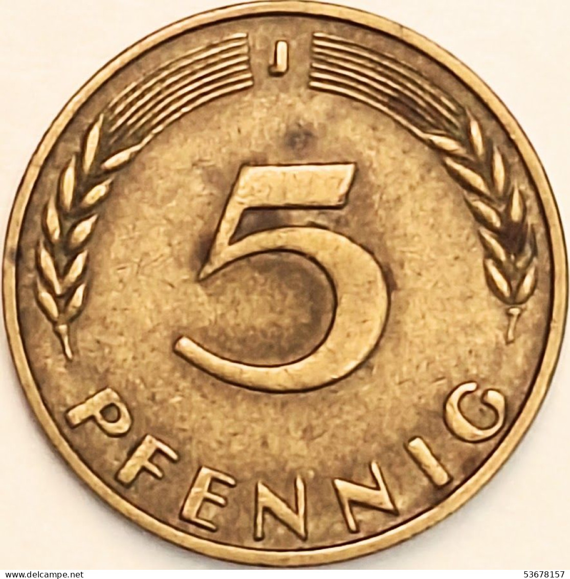 Germany Federal Republic - 5 Pfennig 1967 J, KM# 107 (#4565) - 5 Pfennig