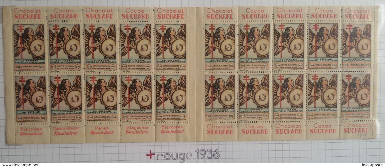 8 carnets anti tuberculeux entre 1930 et 1939 ainsi que quelques carte d'adhérent à la croix rouge - 8 photos