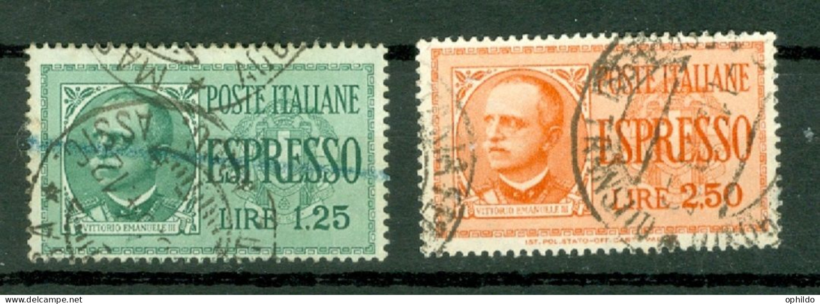 Italie    Michel  414 Et 436   Ou  Sassone  Express 15/16 Ob  TB   - Express Mail
