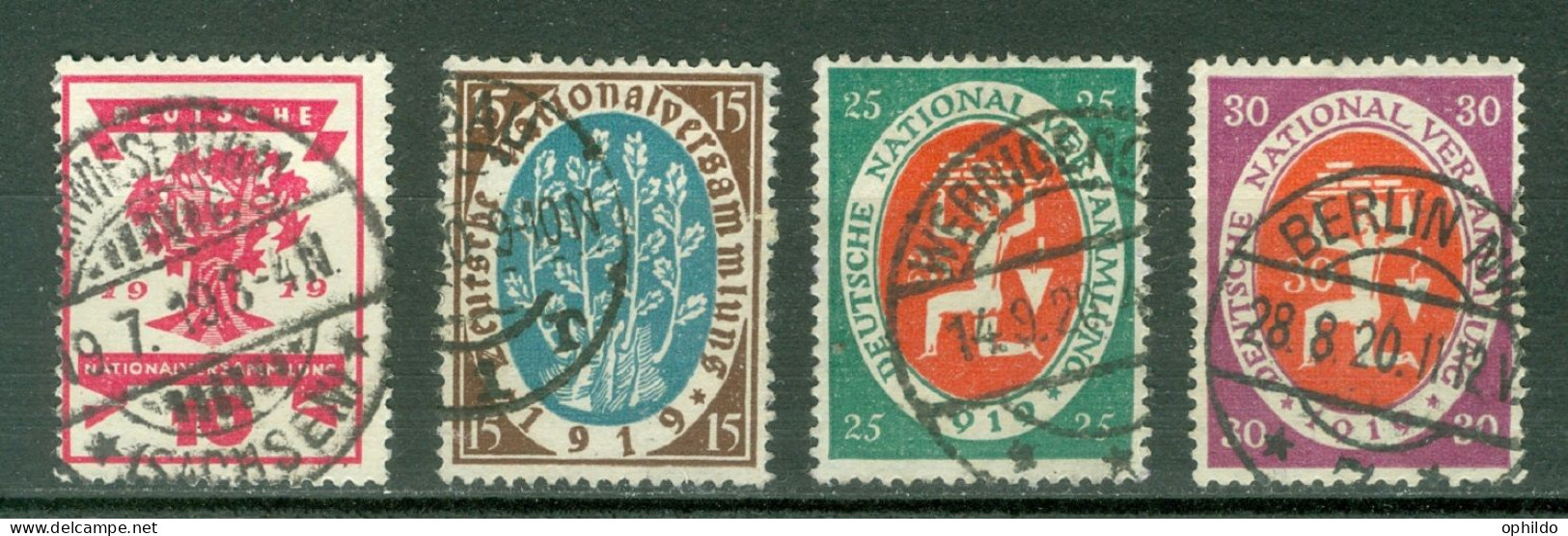 Allemagne  Michel  107/110  Ob   TB   - Used Stamps