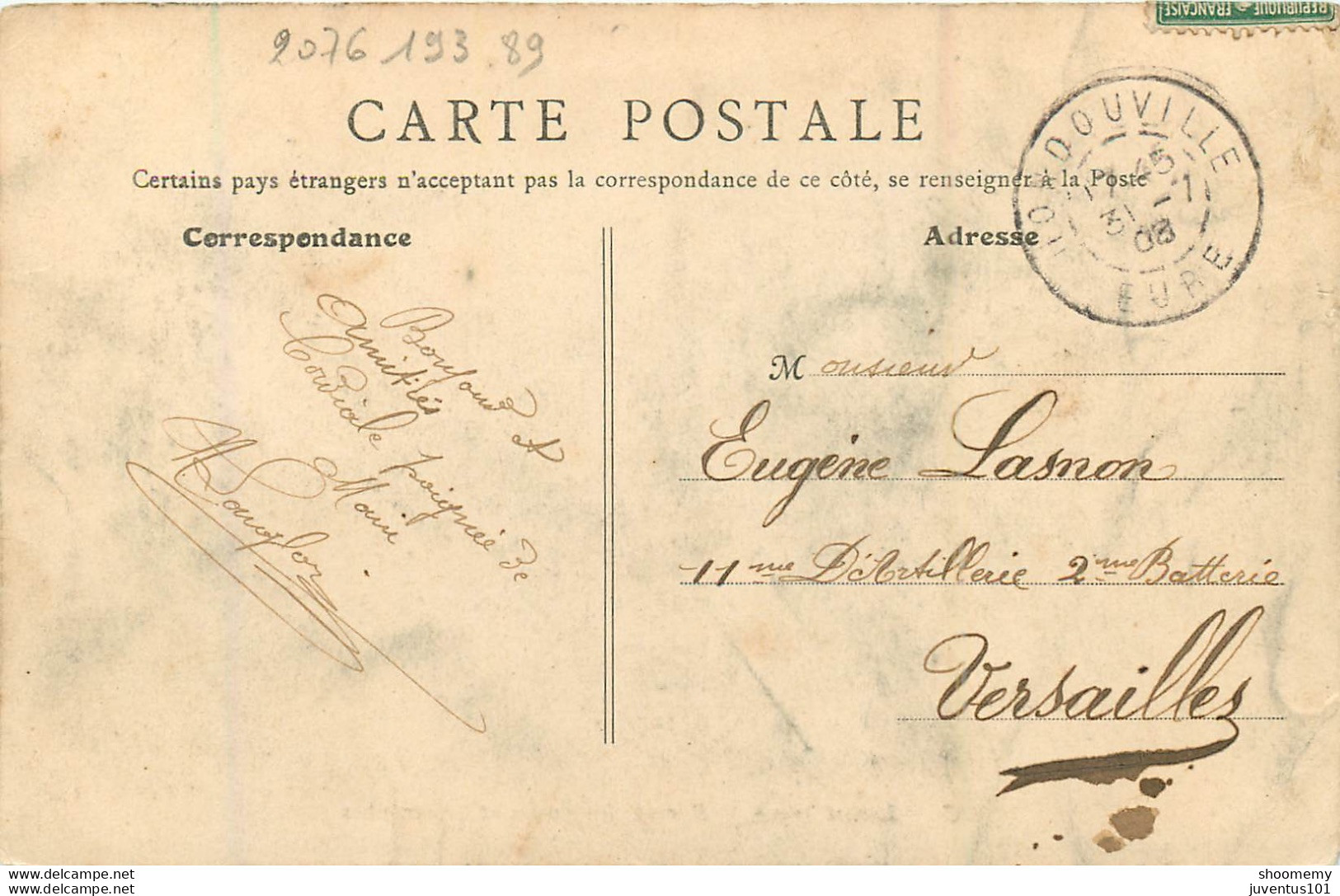 CPA Louviers-Le Bureau Des Postes Et Télégraphes-Timbre     L1070 - Louviers