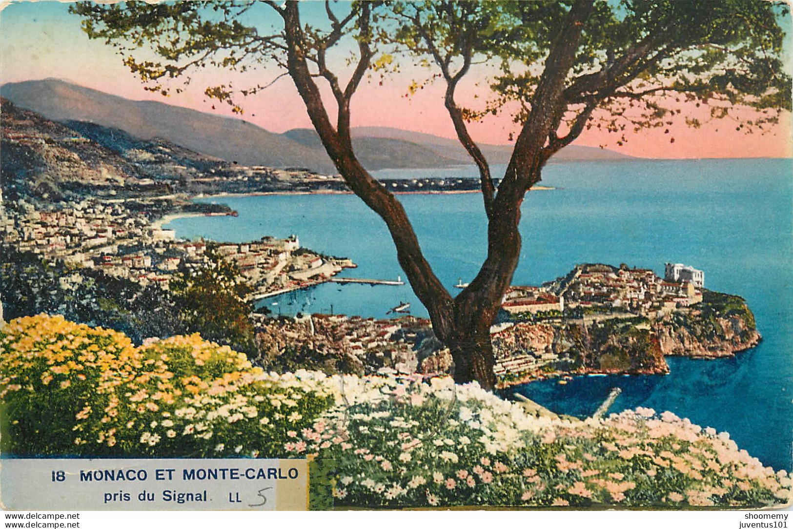 CPA Monaco Et Monte Carlo-Pris Du Signal-Timbre       L1065 - Monte-Carlo