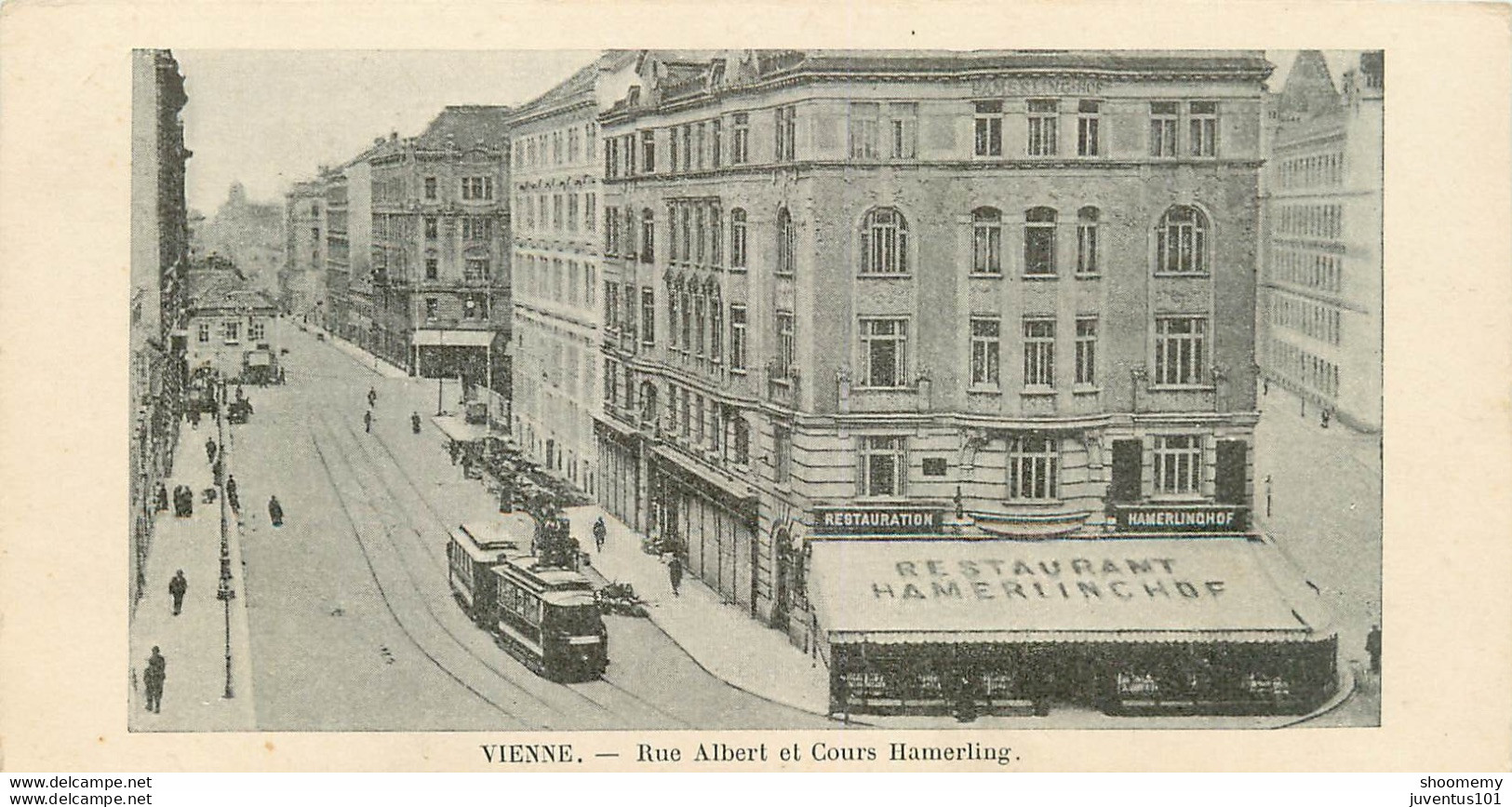 CPA Panoramique-Vienne-Rue Albert Et Cours Hamerling    L1063 - Autres & Non Classés