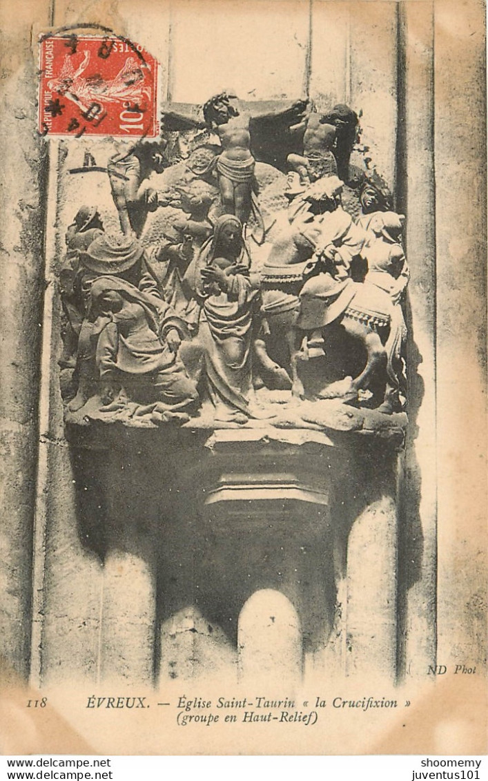 CPA Evreux-Eglise Saint Taurin-Timbre   L1062 - Evreux