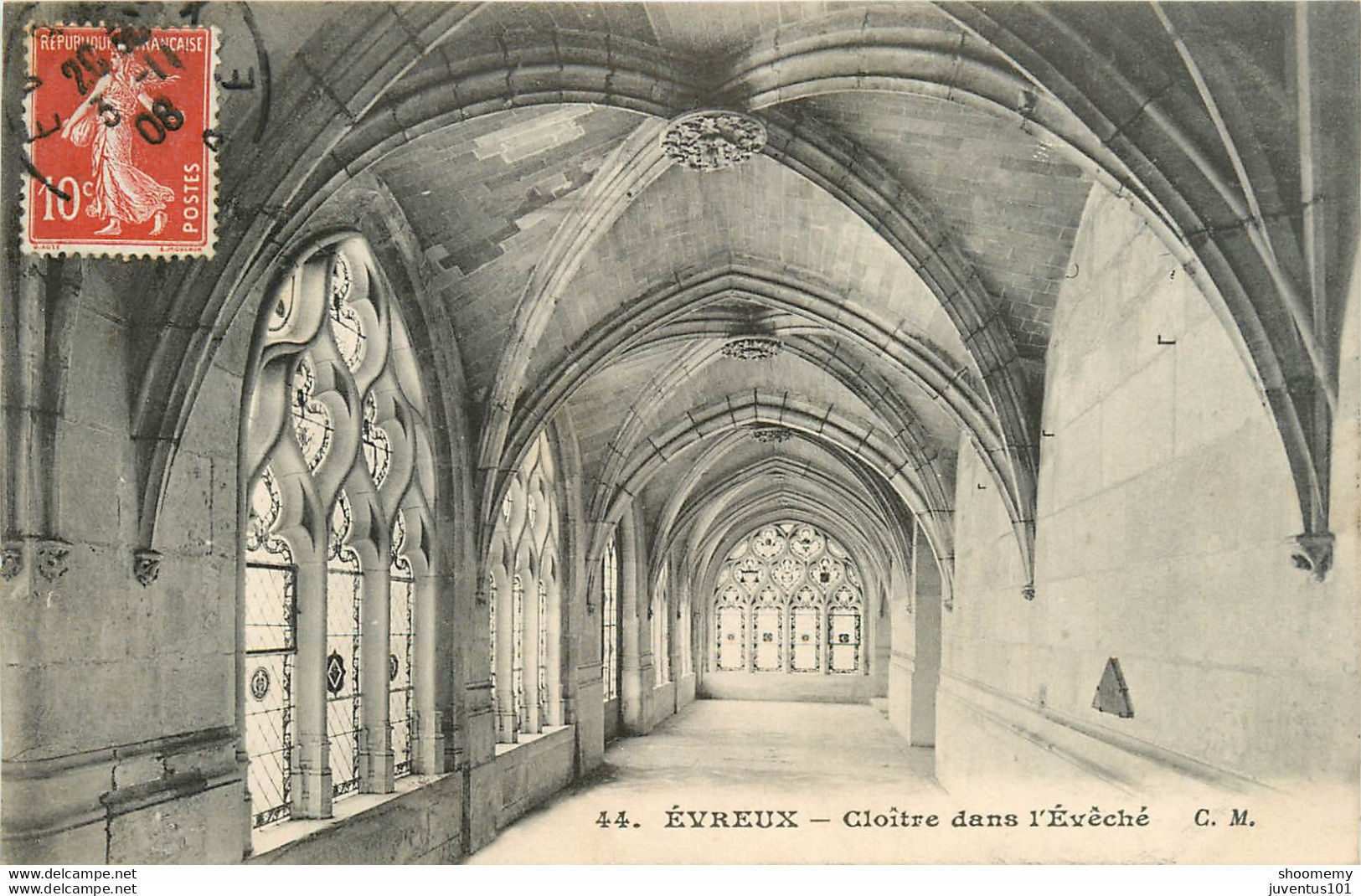 CPA Evreux-Cloitre Dans L'êvêché-Timbre   L1062 - Evreux