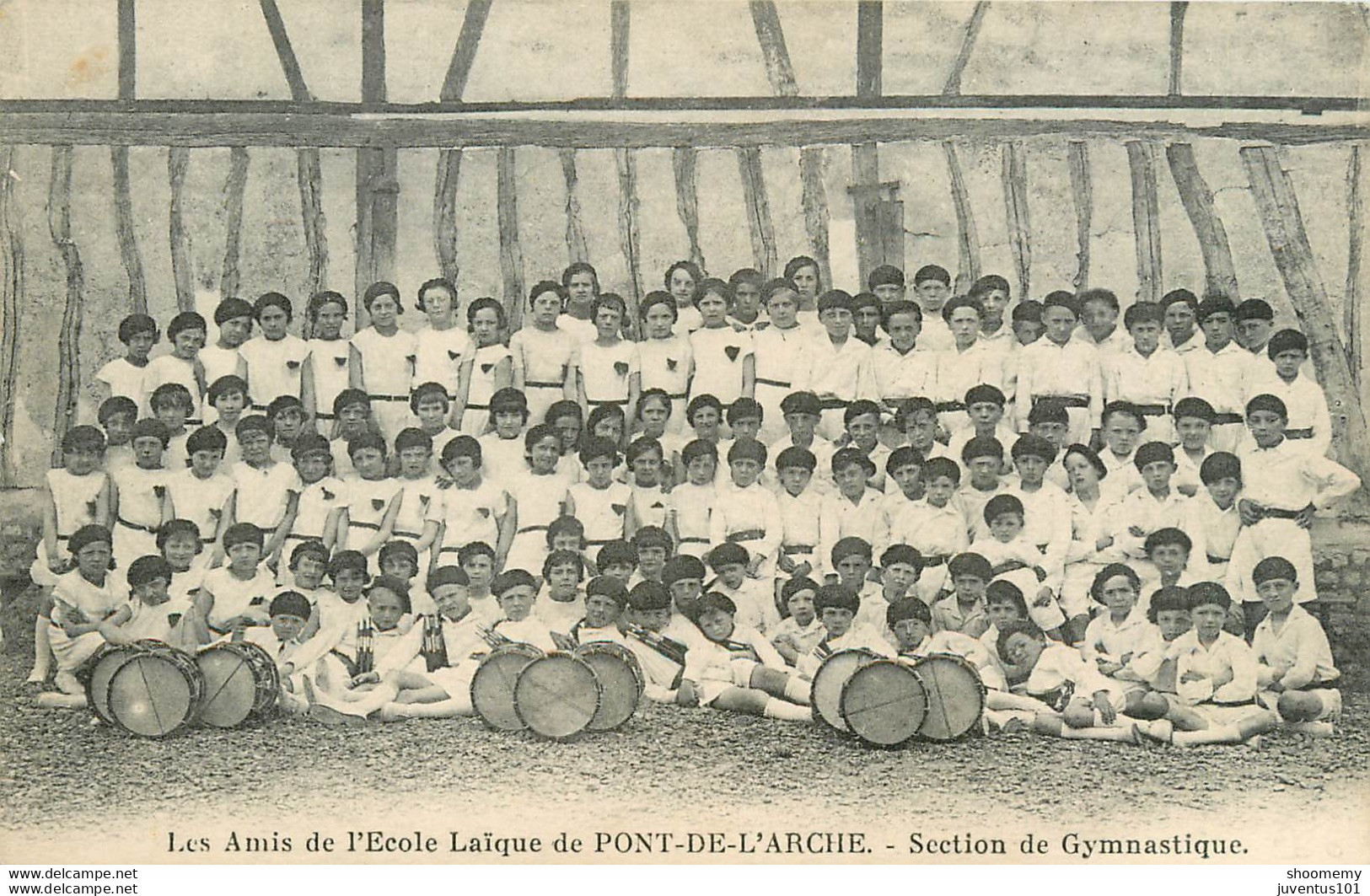 CPA Les Amis De L'école Laïque De Pont De L'Arche-Section Gymnastique   L1059 - Autres & Non Classés