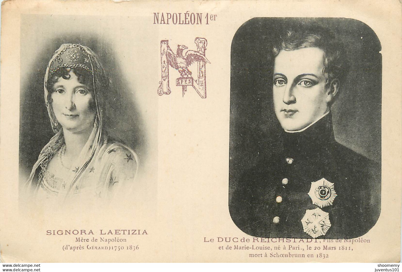 CPA Napoléon 1er-Signora Laetizia-Duc De Reichstadt    L1054 - Historical Famous People