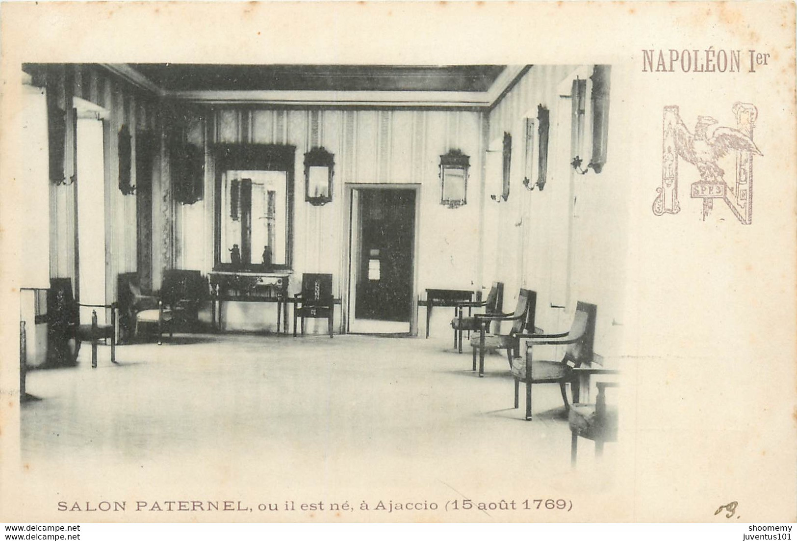 CPA Napoléon 1er-Salon Paternel-Ajaccio    L1054 - Historische Figuren