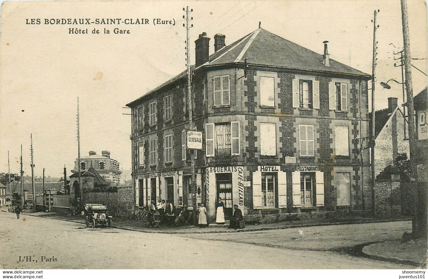 CPA Les Bordeaux Saint Clair-Hôtel De La Gare   L1059 - Autres & Non Classés