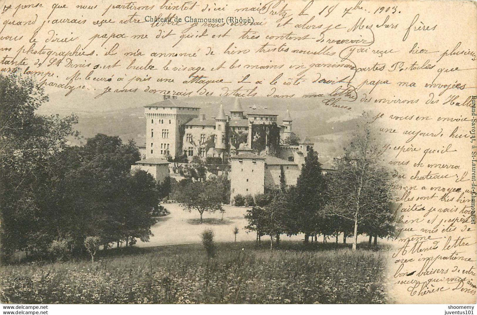 CPA Château De Chamousset-Timbre    L1051 - Otros & Sin Clasificación