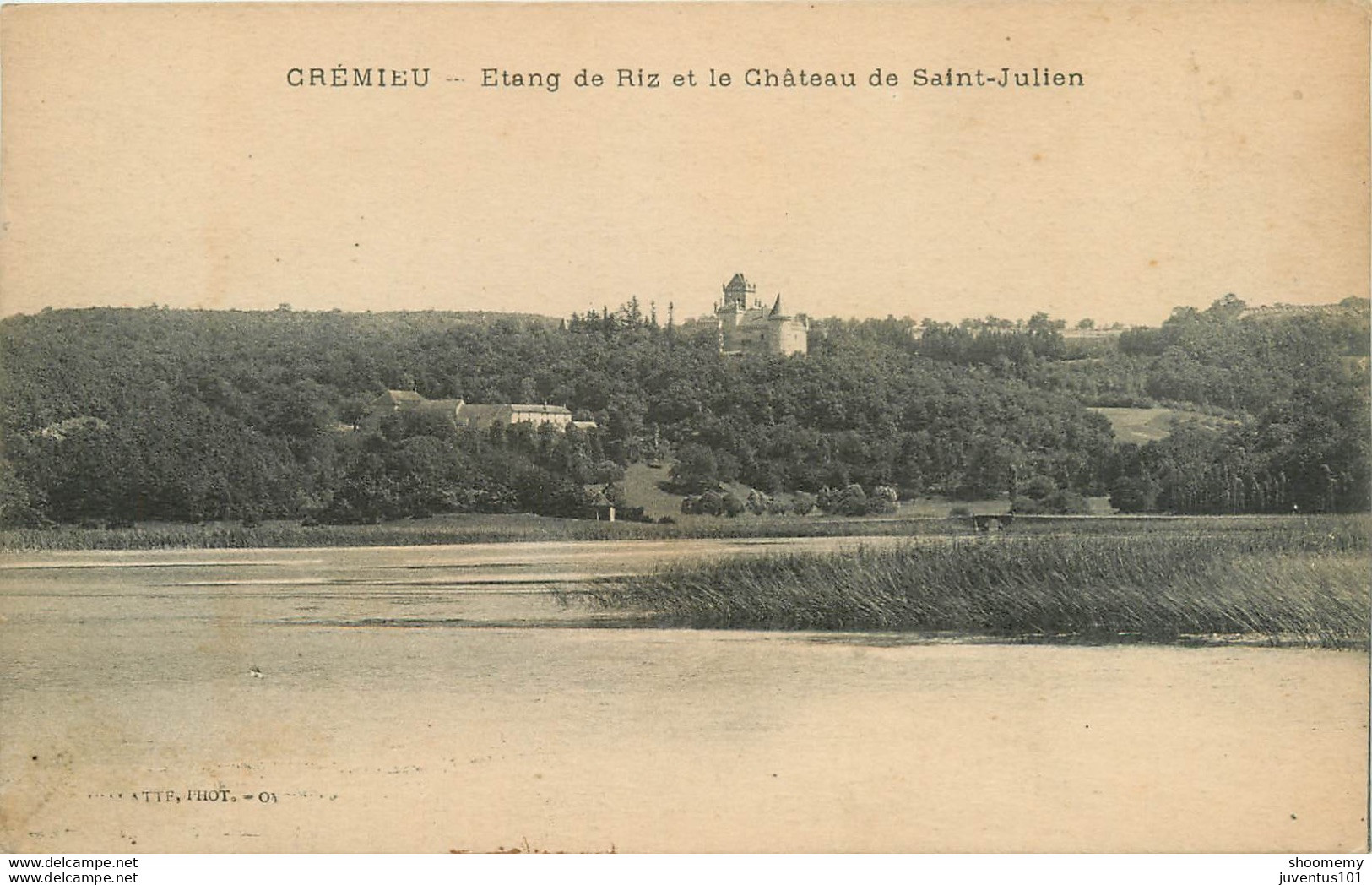 CPA Crémieu-Etang De Riz Et Le Château De Saint Julien   L1046 - Crémieu