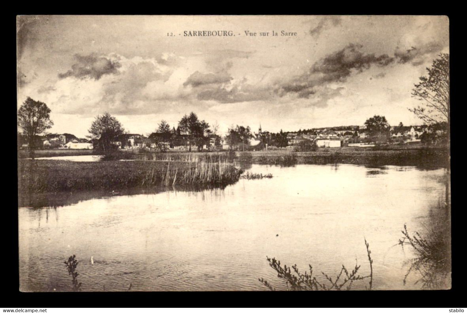 57 - SARREBOURG - VUE SUR LA SARRE - Sarrebourg