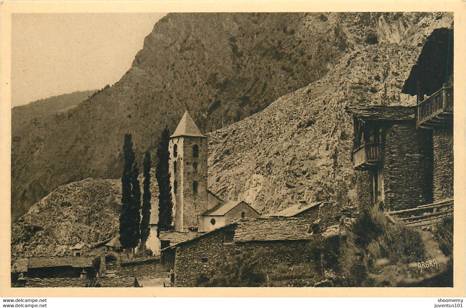 CPA Andorre-Canillo-L'église    L1104 - Andorre