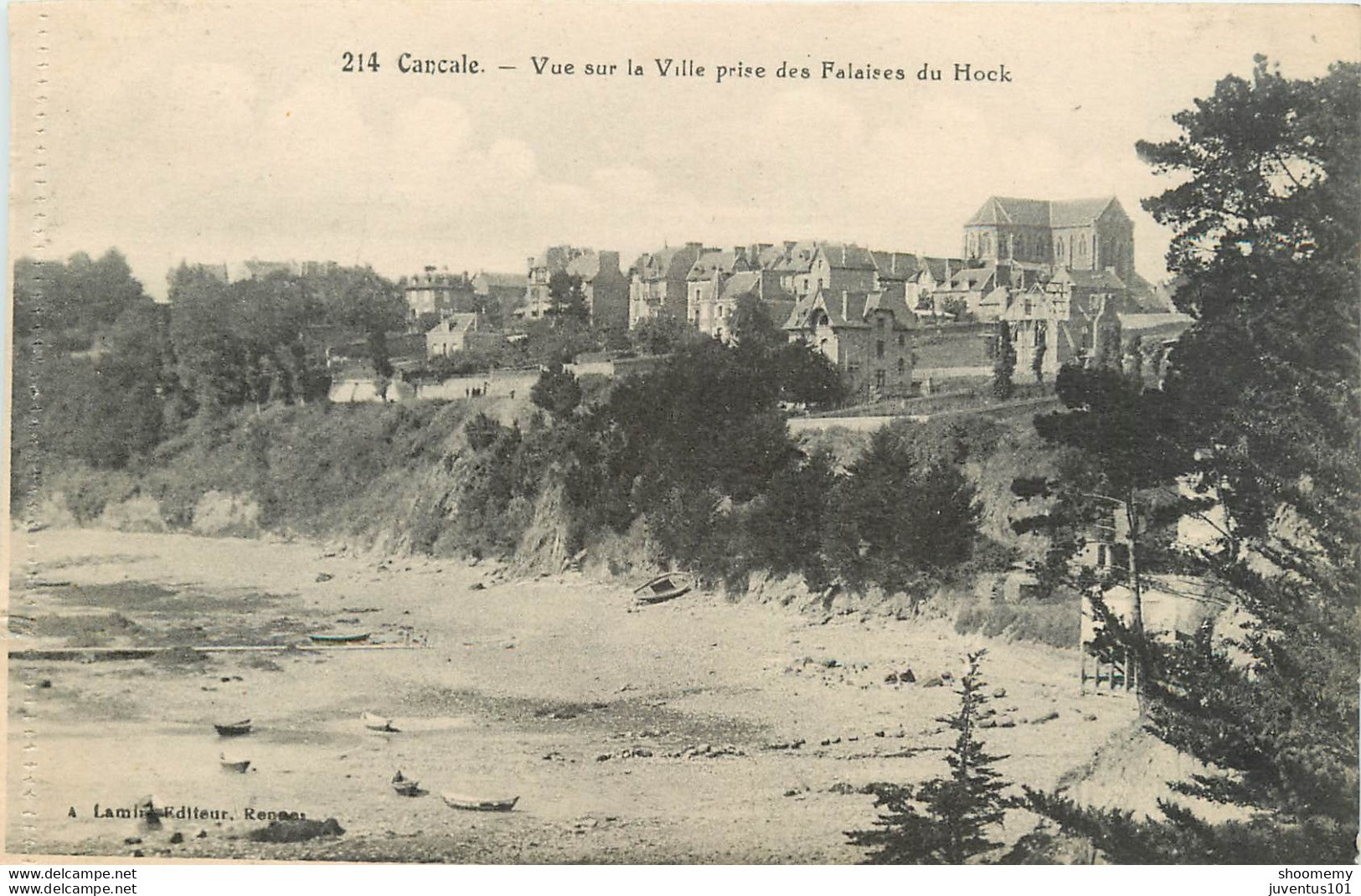 CPA Cancale-Vue Sur La Ville Prise Des Falaises Du Hock     L1101 - Cancale