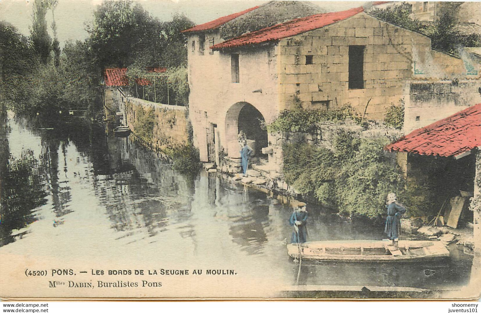 CPA Pons-Les Bords De La Seugne Au Moulin-Voir Description      L1101 - Pons