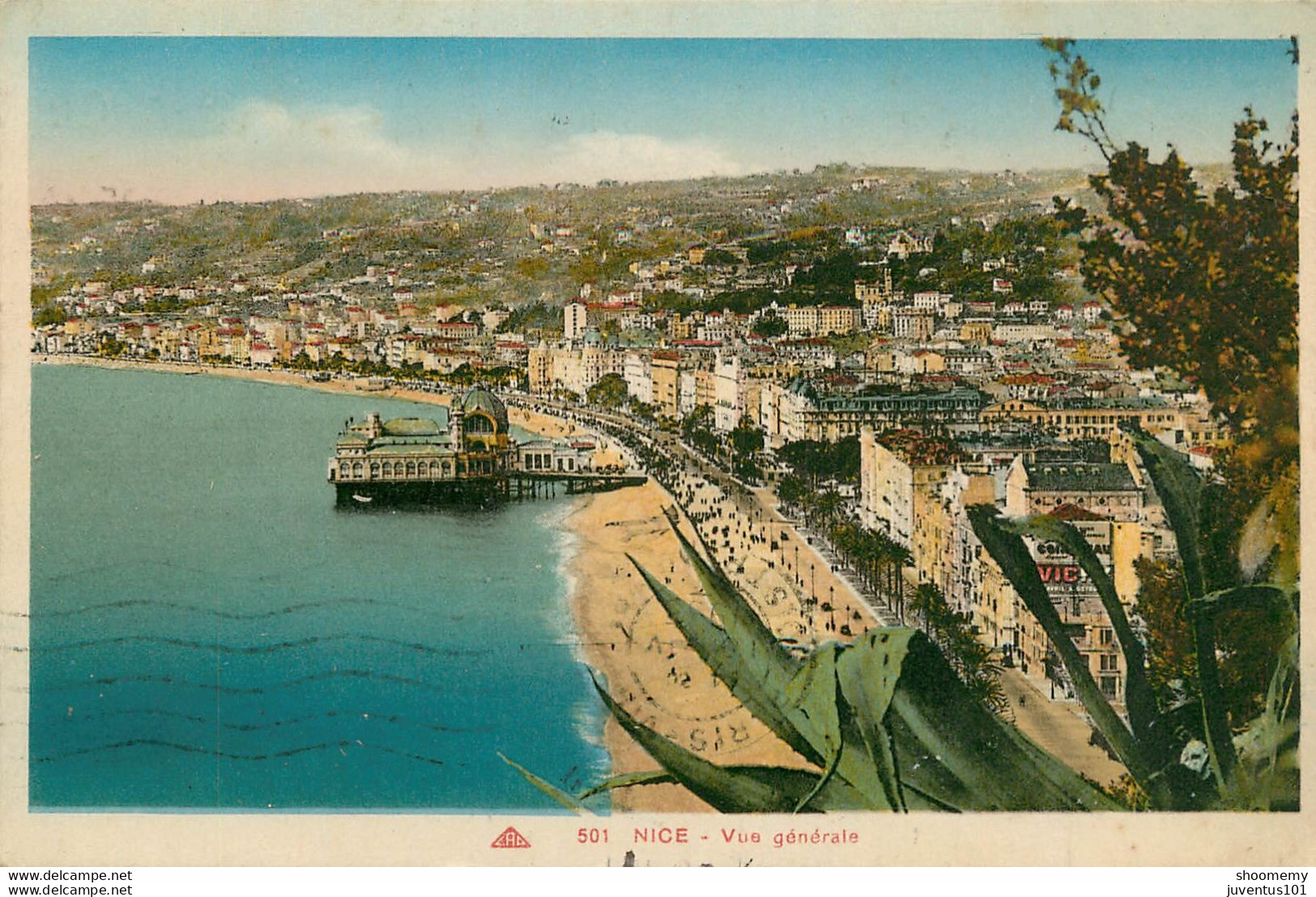 CPA Nice-Vue Générale-Timbre         L1102 - Cartas Panorámicas