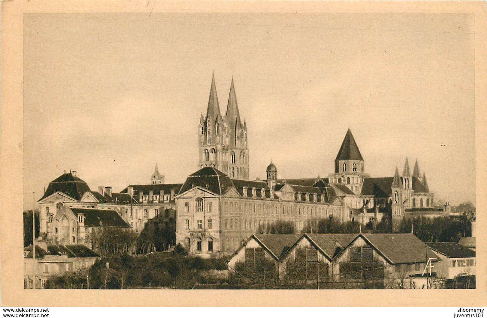 CPA Caen-Eglise Saint Etienne Et Abbaye Aux Hommes      L1100 - Caen