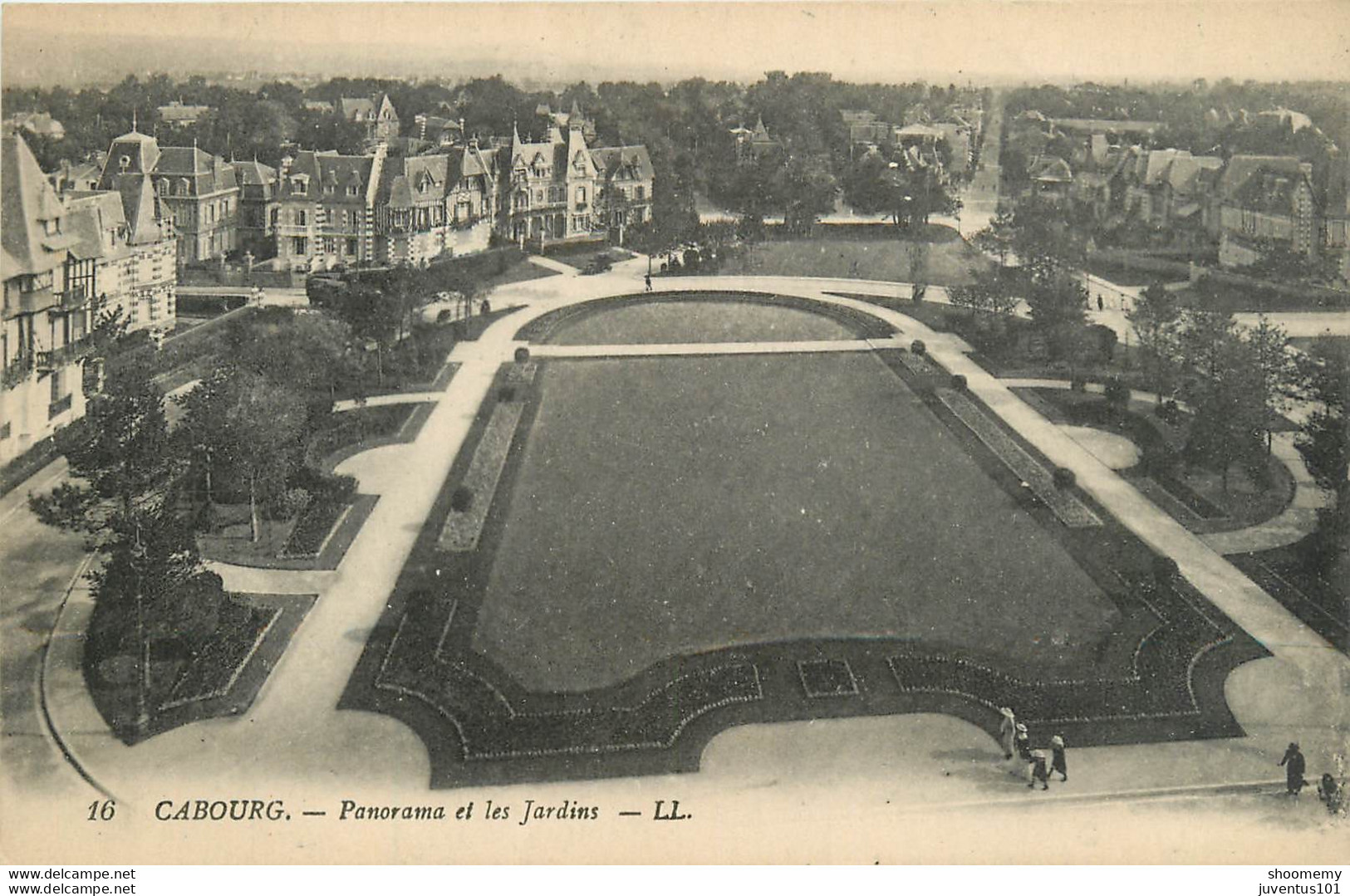 CPA Cabourg-Panorama Et Les Jardins     L1094 - Cabourg