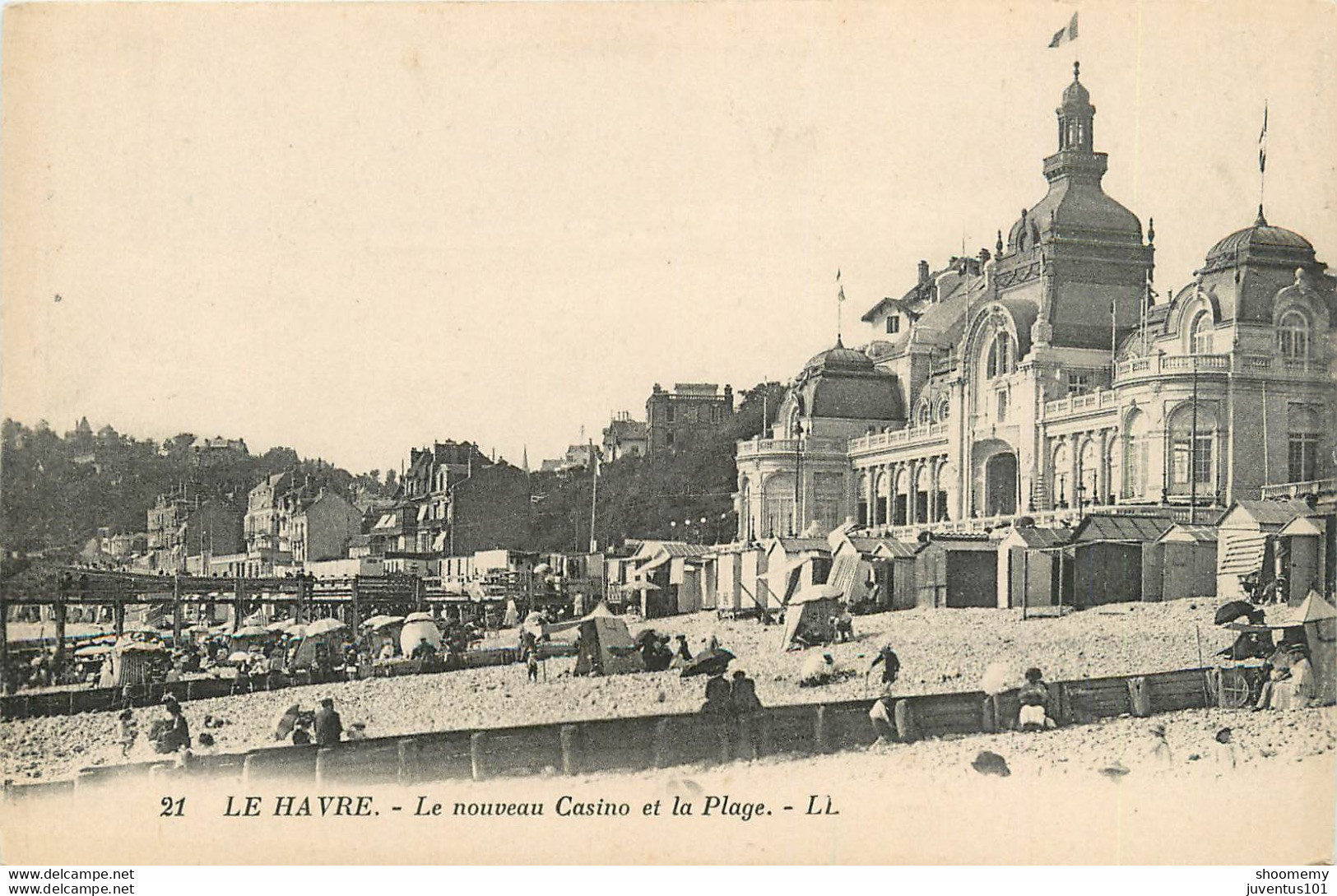 CPA Le Havre-Le Nouveau Casino Et La Plage      L1094 - Ohne Zuordnung