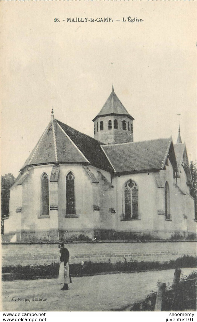 CPA Mailly Le Camp-L'église       L1093 - Mailly-le-Camp