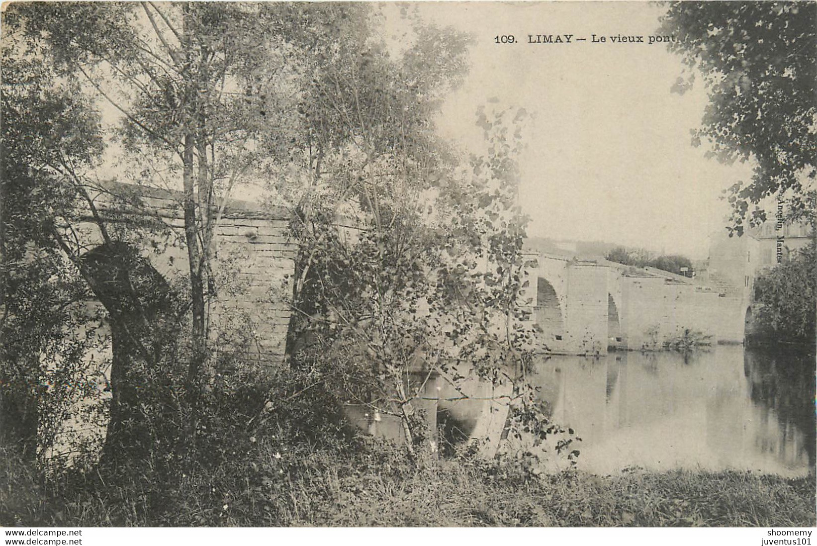 CPA Limay-Le Vieux Pont-Timbre       L1093 - Limay