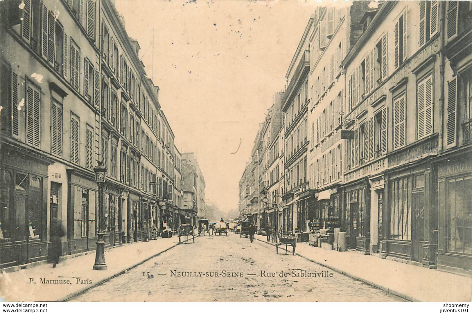 CPA Neuilly Sur Seine-Rue De Sablonville-Timbre       L1091 - Neuilly Sur Seine