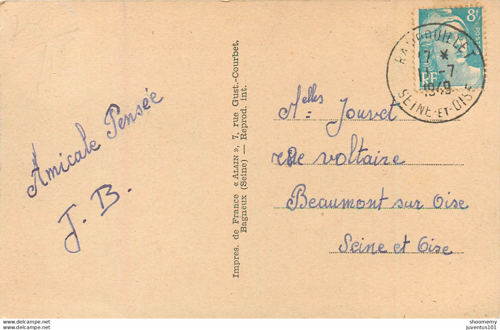 CPA Clairefontaine-La Mairie-Timbre         L1091 - Andere & Zonder Classificatie