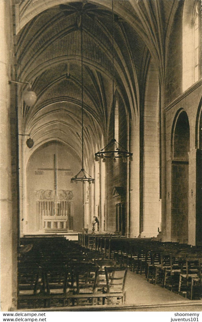 CPA Abbaye De Solesmes-L'intérieur De L'église    L1076 - Solesmes